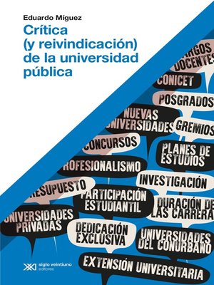 cover image of Crítica (y reivindicación) de la universidad pública